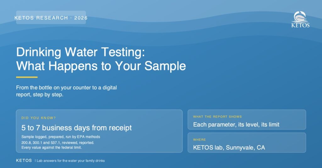 Drinking water testing in Sunnyvale, 2026: what actually happens to your sample from collection to digital report