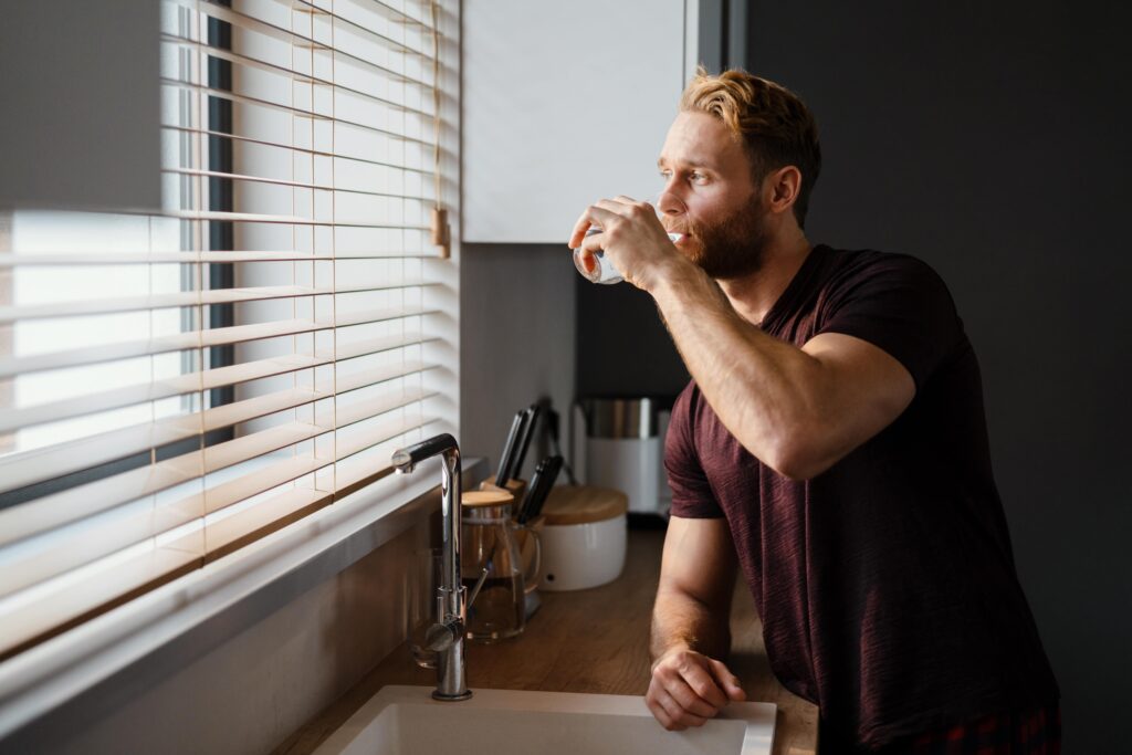 Smiling Man Drinking Water From A Glass 2022 02 10 02 13 56 Utc Min